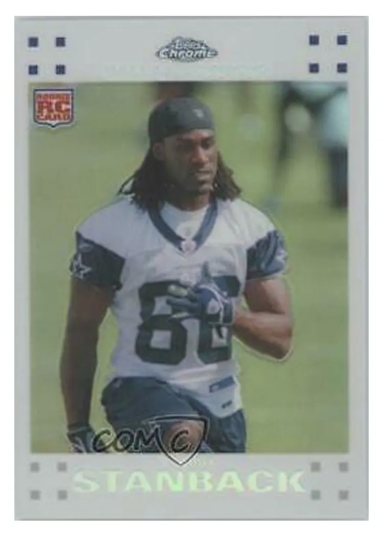 2007 Topps Chrome Isaiah Stanback #TC175 card