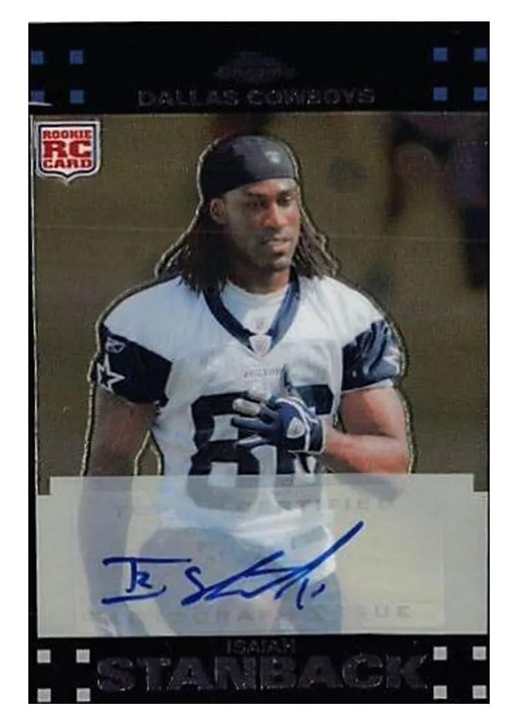 2007 Topps Chrome Isaiah Stanback #TC175 card