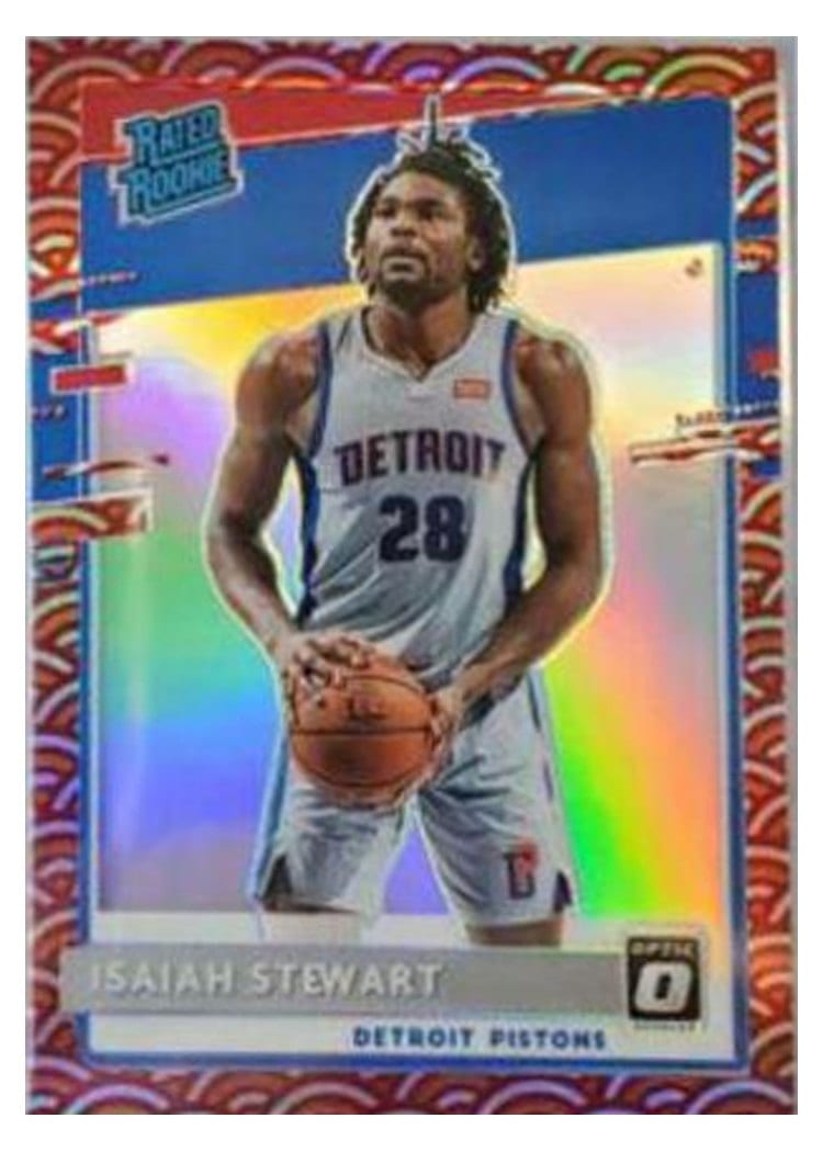 2020-21 Donruss Optic Base Set Isaiah Stewart #166 card