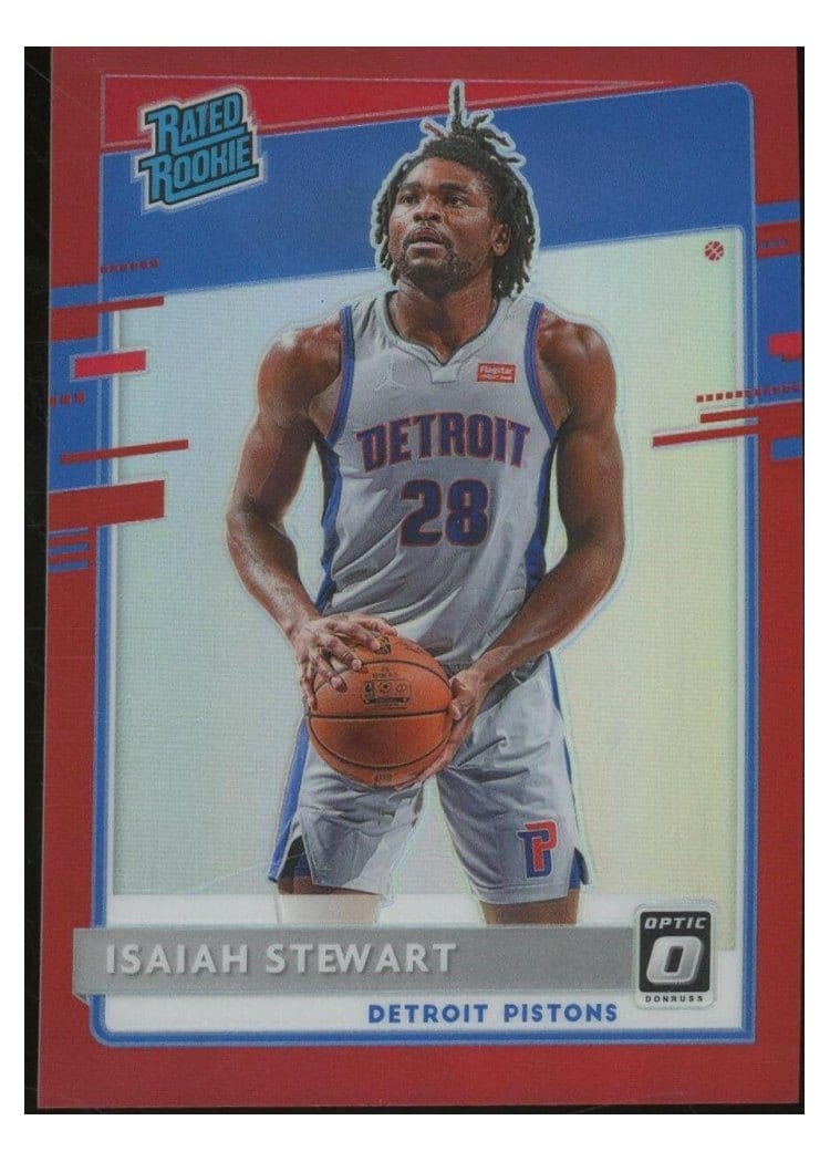 2020-21 Donruss Optic Base Set Isaiah Stewart #166 card