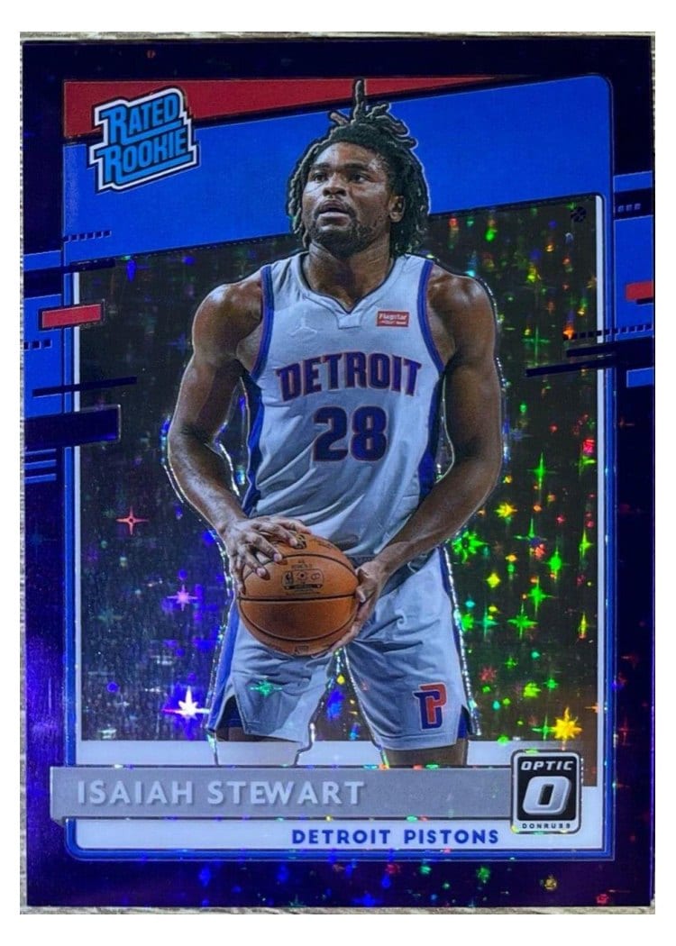 2020-21 Donruss Optic Base Set Isaiah Stewart #166 card