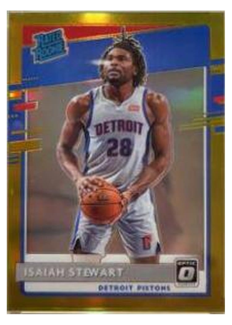 2020-21 Donruss Optic Base Set Isaiah Stewart #166 card