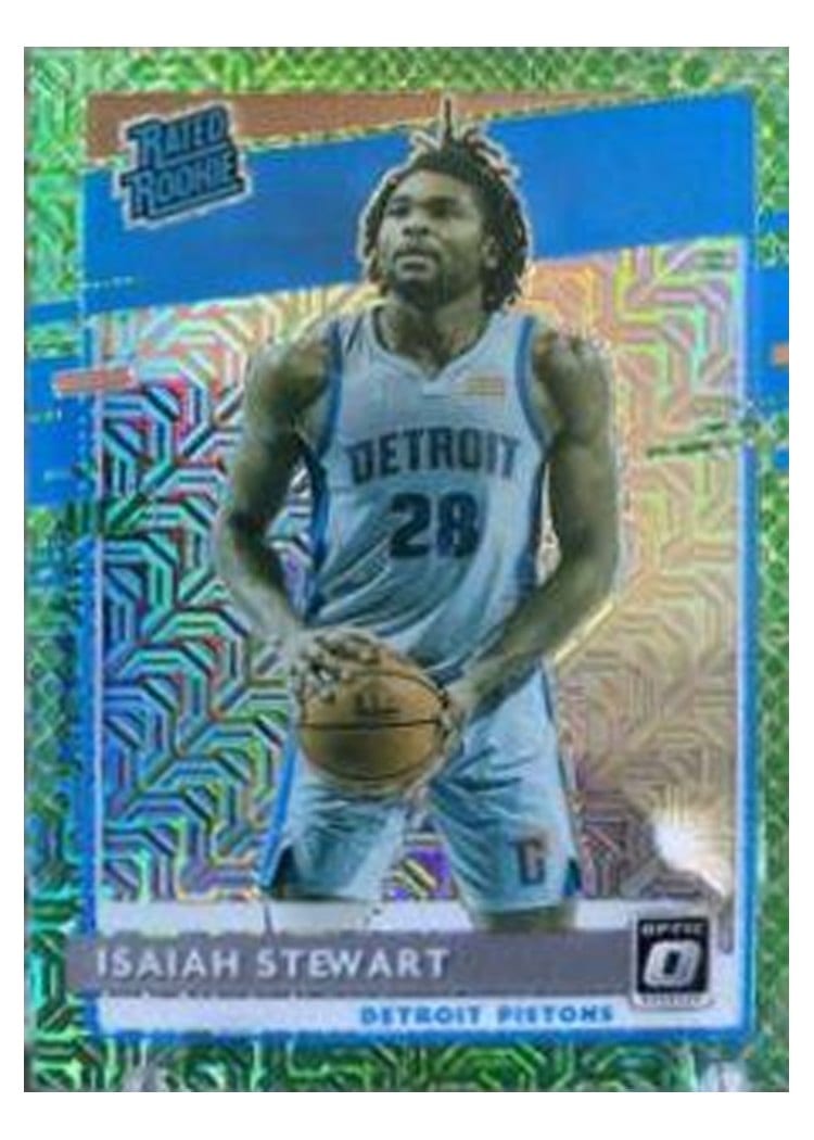 2020-21 Donruss Optic Base Set Isaiah Stewart #166 card