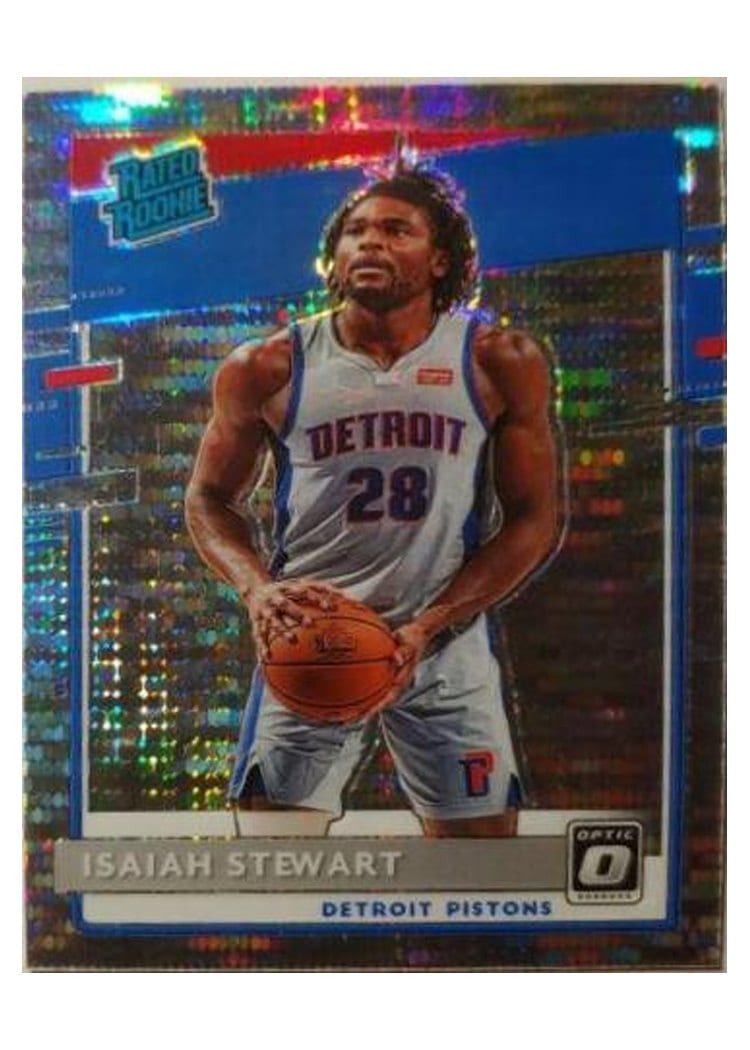 2020-21 Donruss Optic Base Set Isaiah Stewart Target #166 card