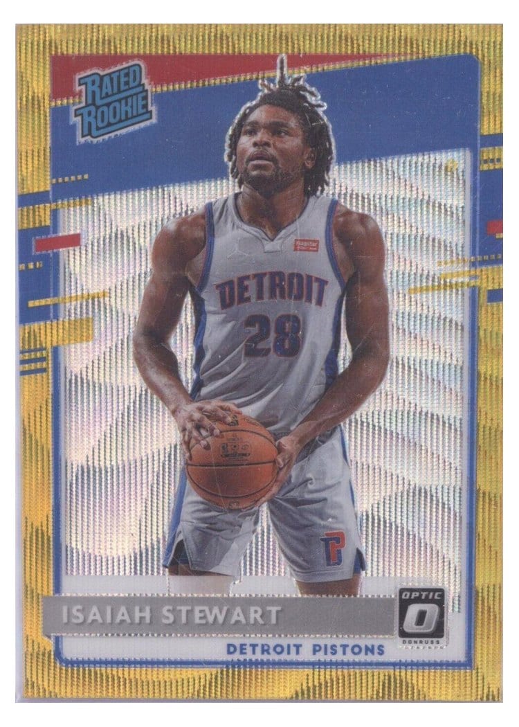 2020-21 Donruss Optic Base Set Isaiah Stewart #166 card