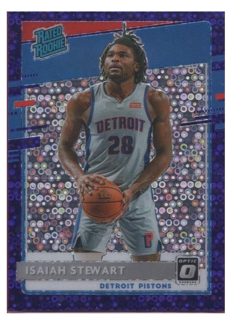 2020-21 Donruss Optic Base Set Isaiah Stewart #166 card