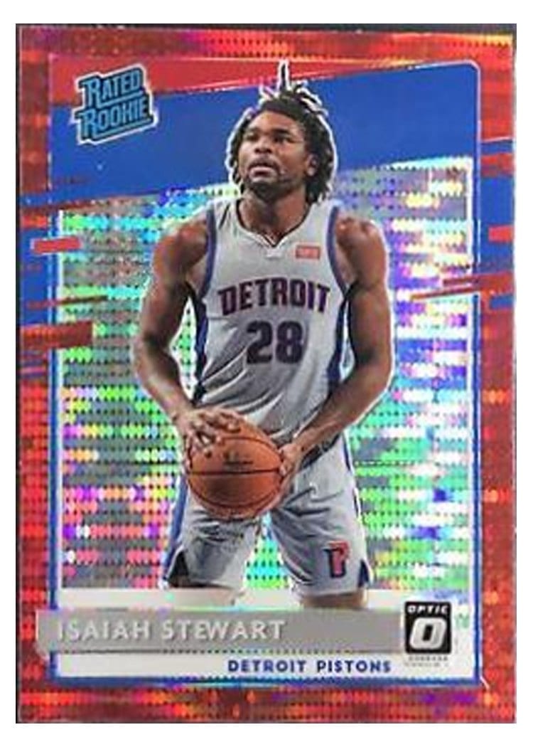2020-21 Donruss Optic Base Set Isaiah Stewart #166 card