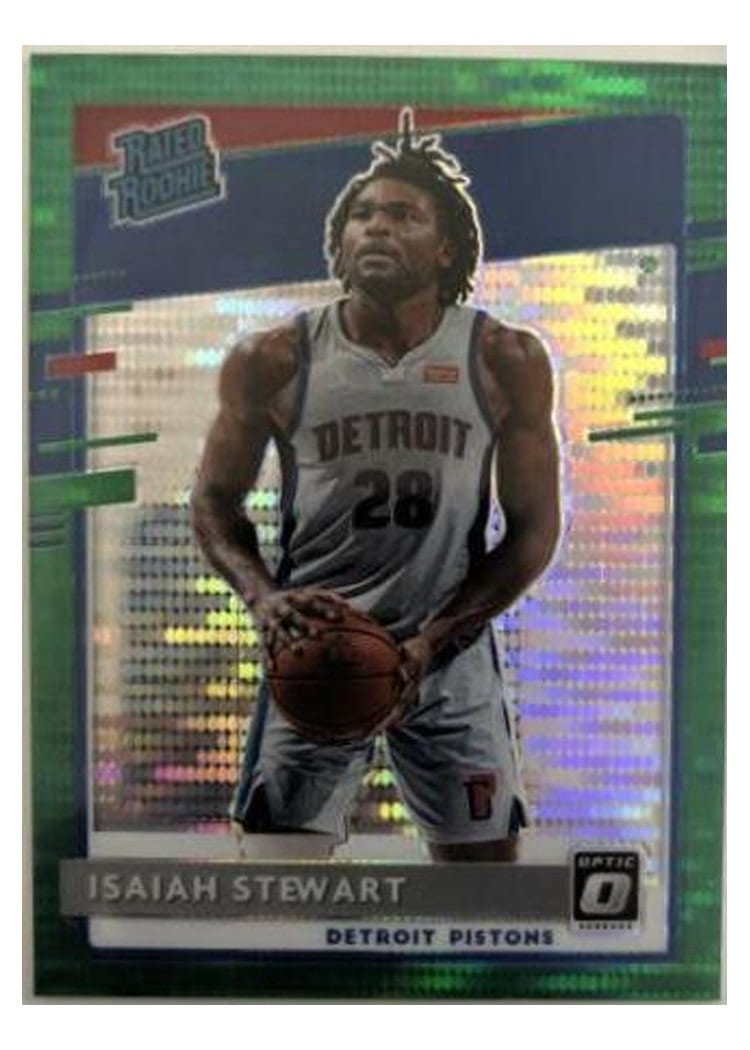 2020-21 Donruss Optic Base Set Isaiah Stewart #166 card