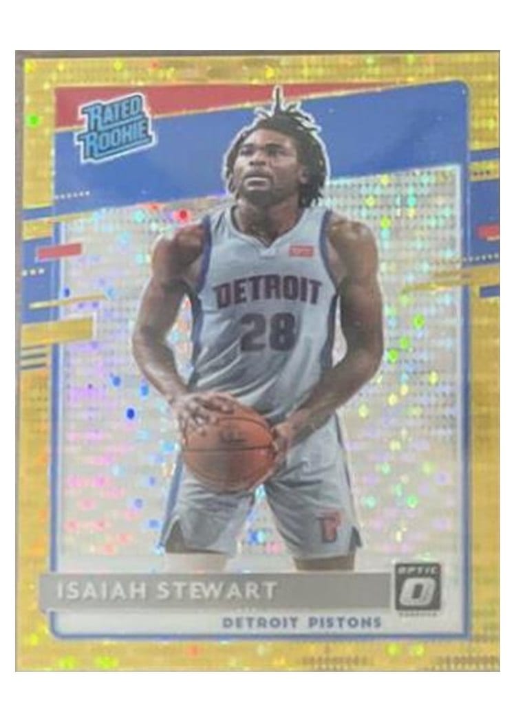 2020-21 Donruss Optic Base Set Isaiah Stewart #166 card