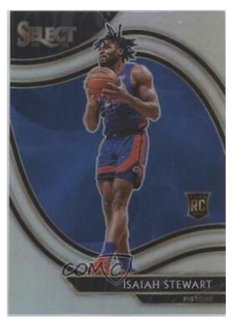 2020-21 Panini Select Base Set Isaiah Stewart Silver Prizm #285 card