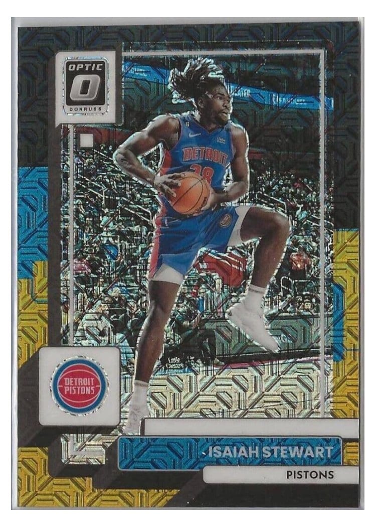 2022-23 Donruss Optic Base Set Isaiah Stewart #77 card
