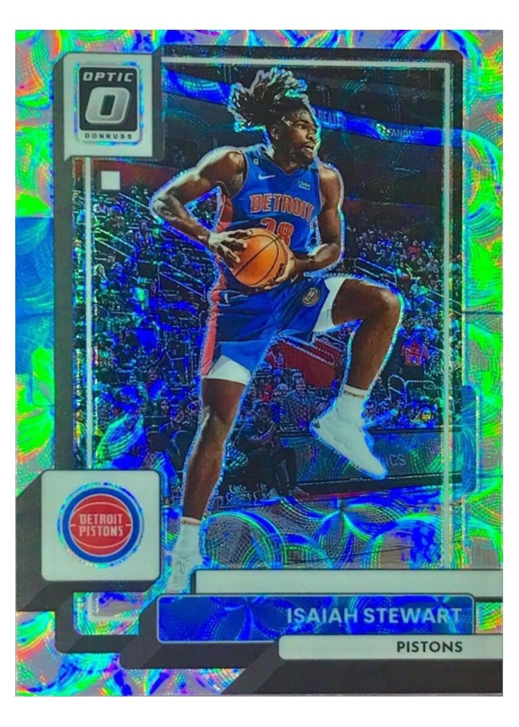 2022-23 Donruss Optic Base Set Isaiah Stewart Premium Box Set #77 card