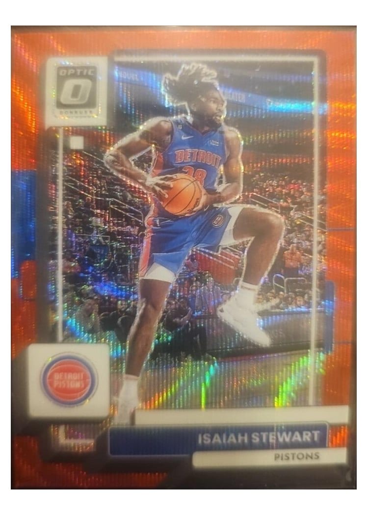 2022-23 Donruss Optic Base Set Isaiah Stewart #77 card