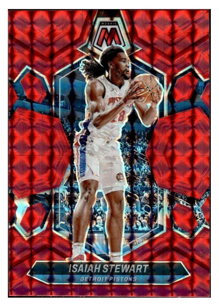 2023-24 Panini Mosaic Base Set Isaiah Stewart #199 card