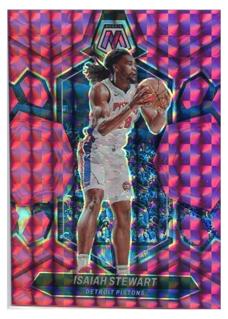 2023-24 Panini Mosaic Base Set Isaiah Stewart #199 card