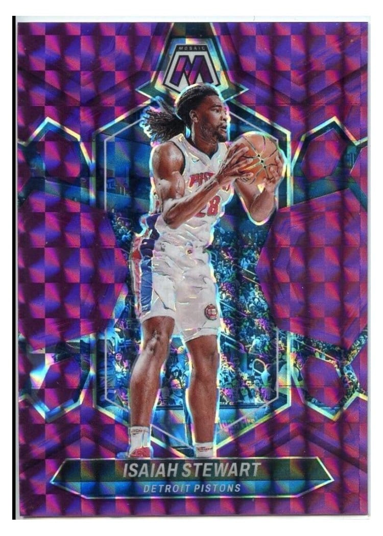 2023-24 Panini Mosaic Base Set Isaiah Stewart #199 card