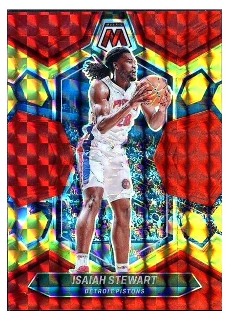2023-24 Panini Mosaic Base Set Isaiah Stewart #199 card