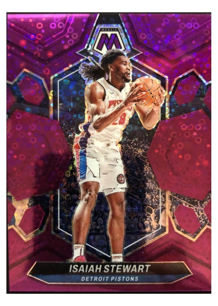 2023-24 Panini Mosaic Base Set Isaiah Stewart #199 card