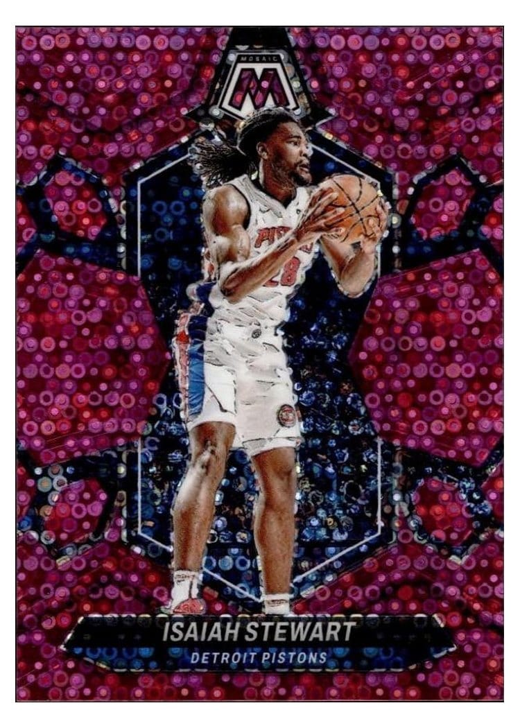 2023-24 Panini Mosaic Base Set Isaiah Stewart #199 card