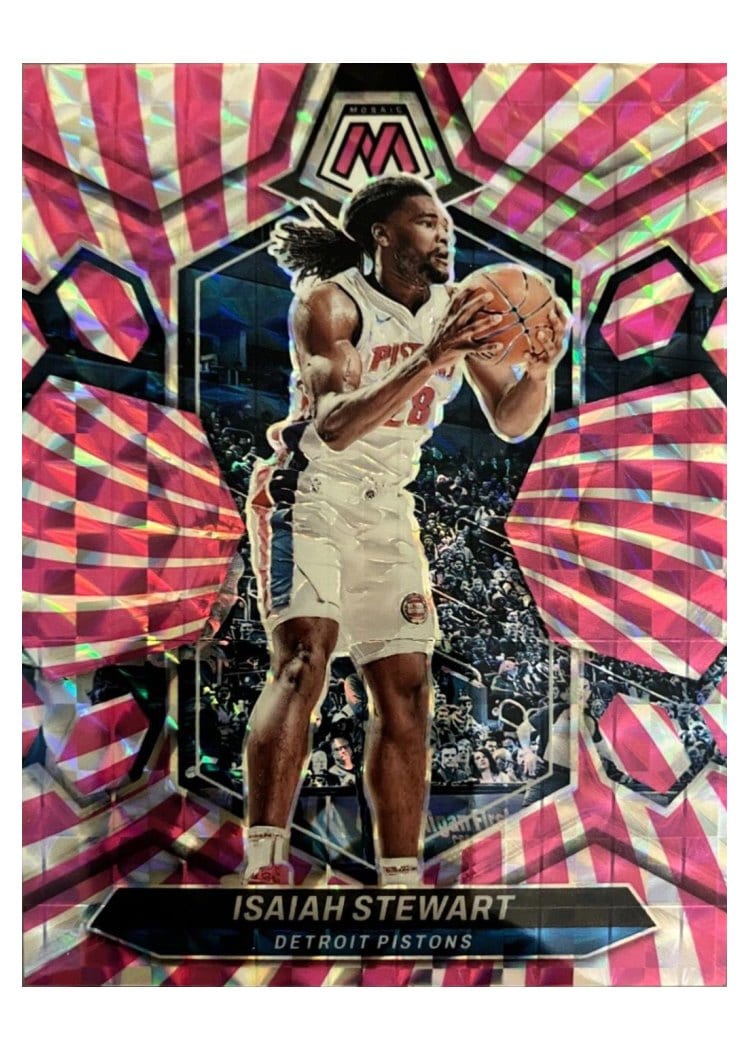 2023-24 Panini Mosaic Base Set Isaiah Stewart #199 card