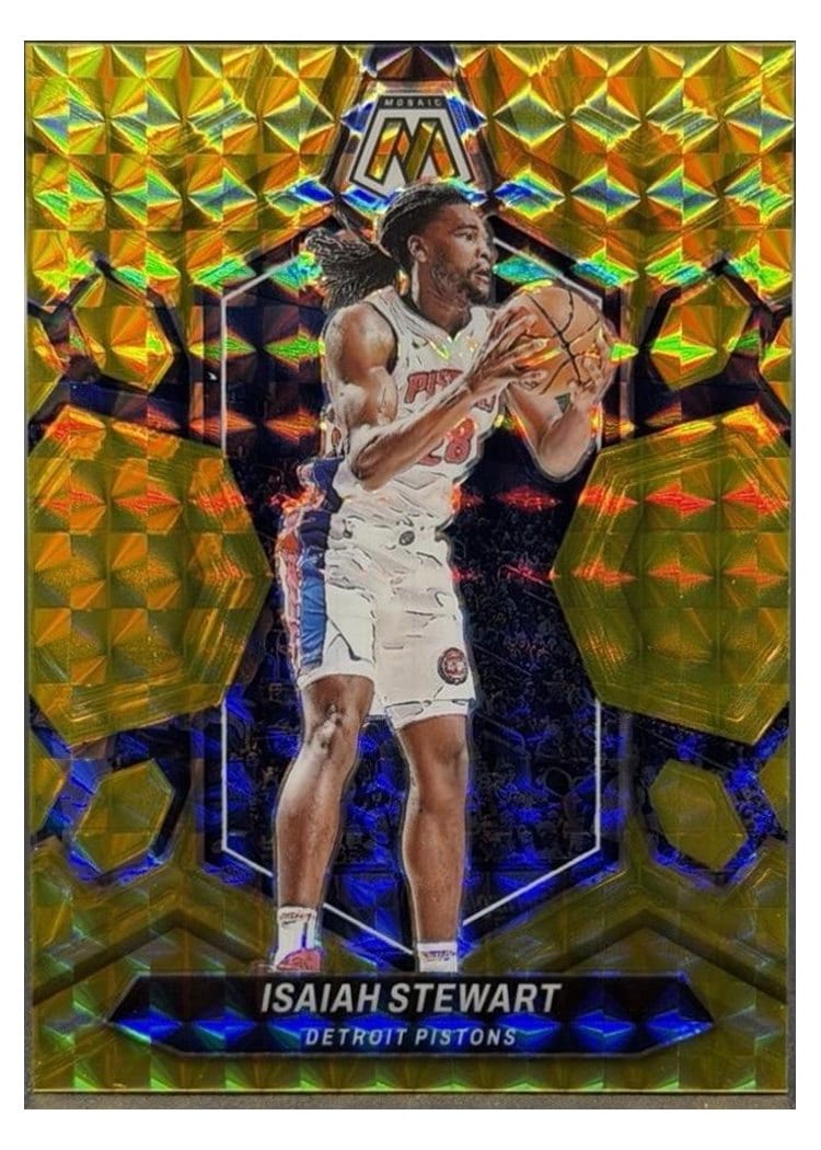2023-24 Panini Mosaic Base Set Isaiah Stewart #199 card