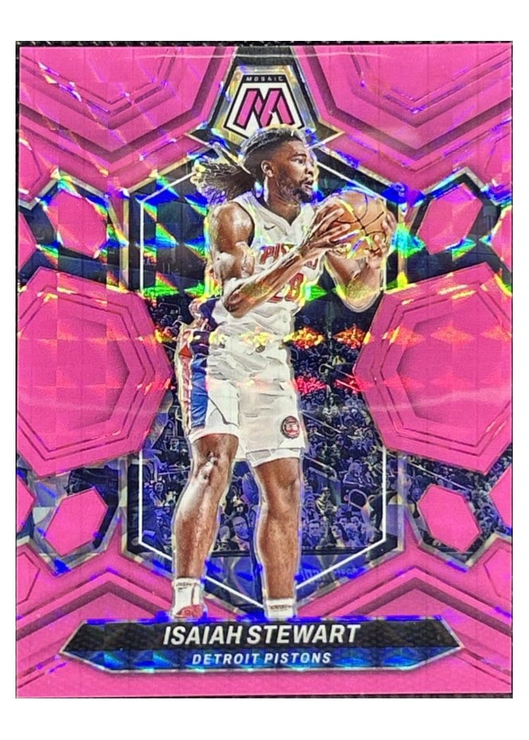 2023-24 Panini Mosaic Base Set Isaiah Stewart #199 card