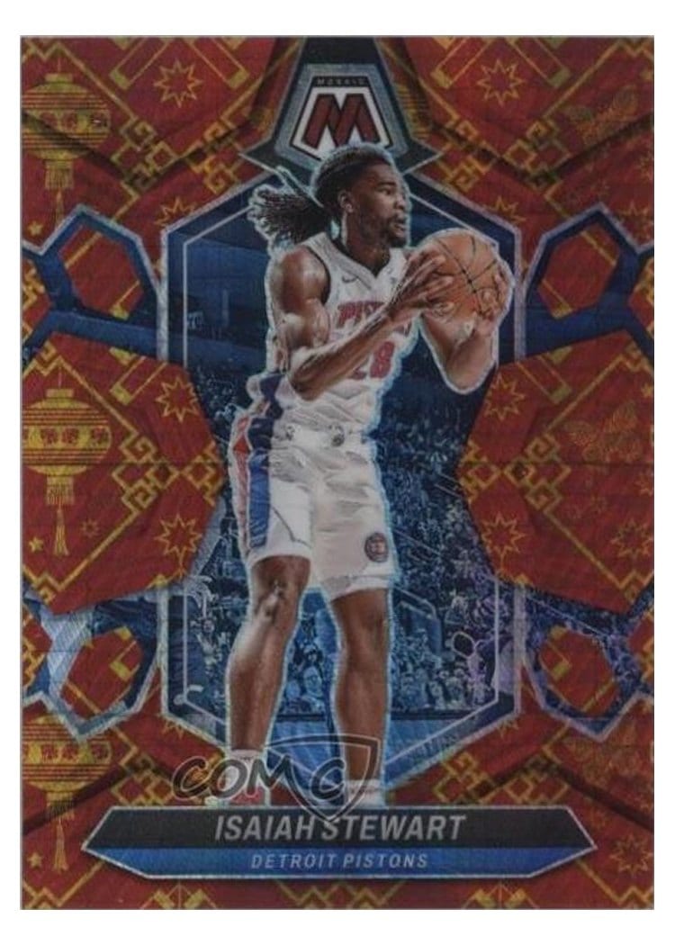 2023-24 Panini Mosaic Base Set Isaiah Stewart #199 card