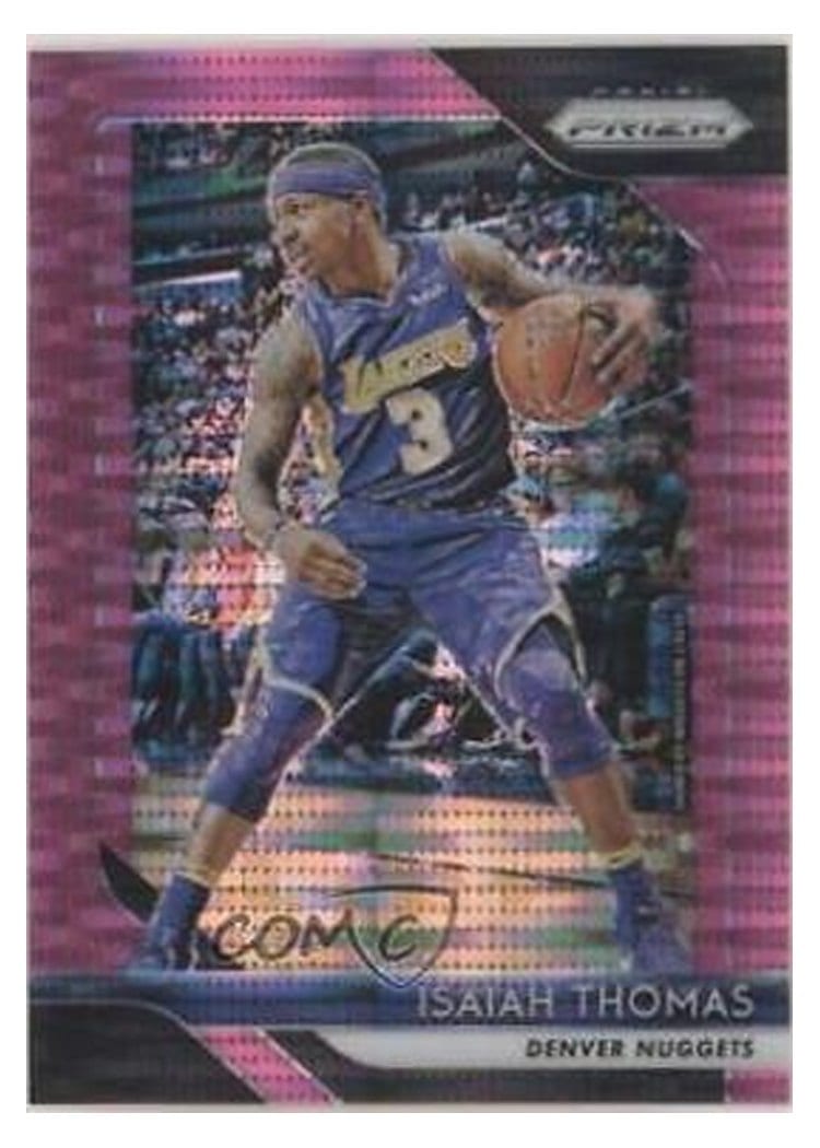 2018-19 Panini Prizm Base Set Isaiah Thomas #52 card