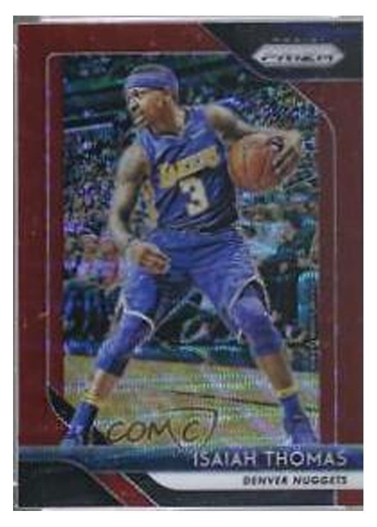 2018-19 Panini Prizm Base Set Isaiah Thomas #52 card