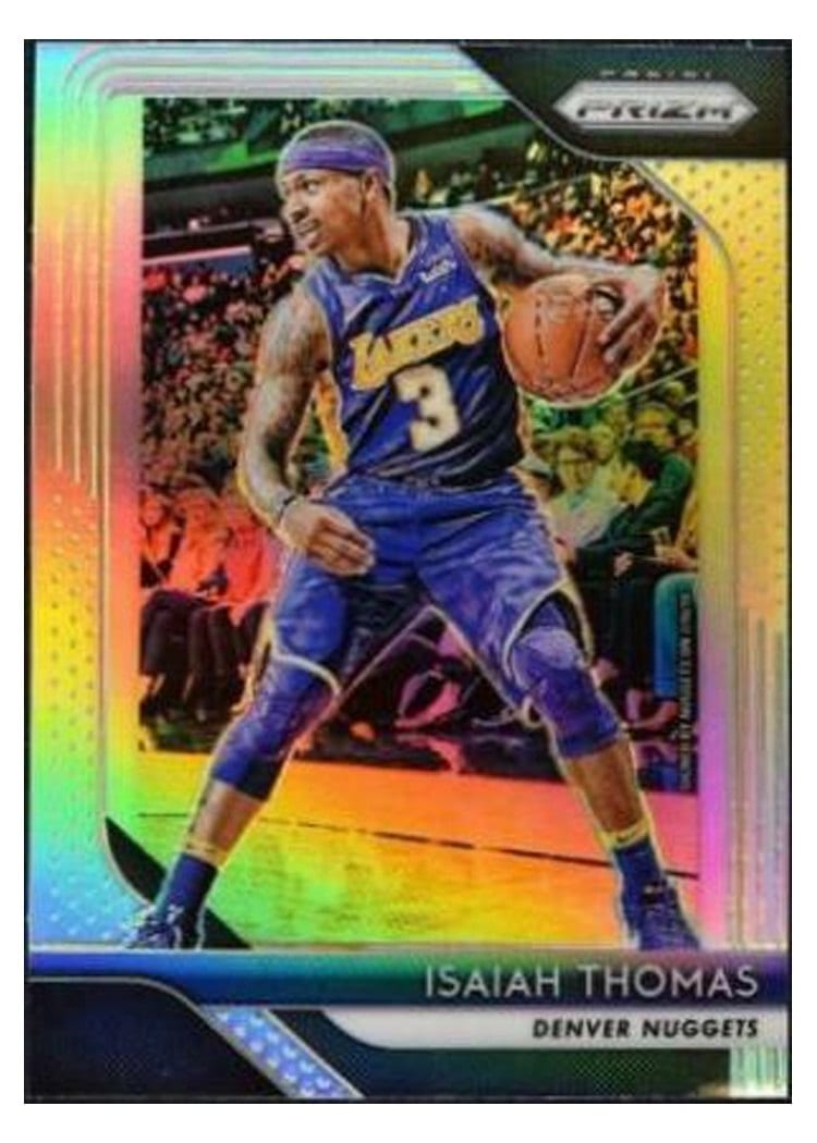2018-19 Panini Prizm Base Set Isaiah Thomas #52 card