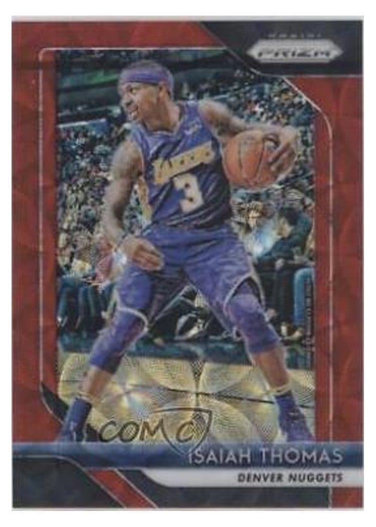 2018-19 Panini Prizm Base Set Isaiah Thomas #52 card