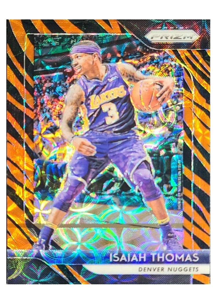 2018-19 Panini Prizm Base Set Isaiah Thomas #52 card