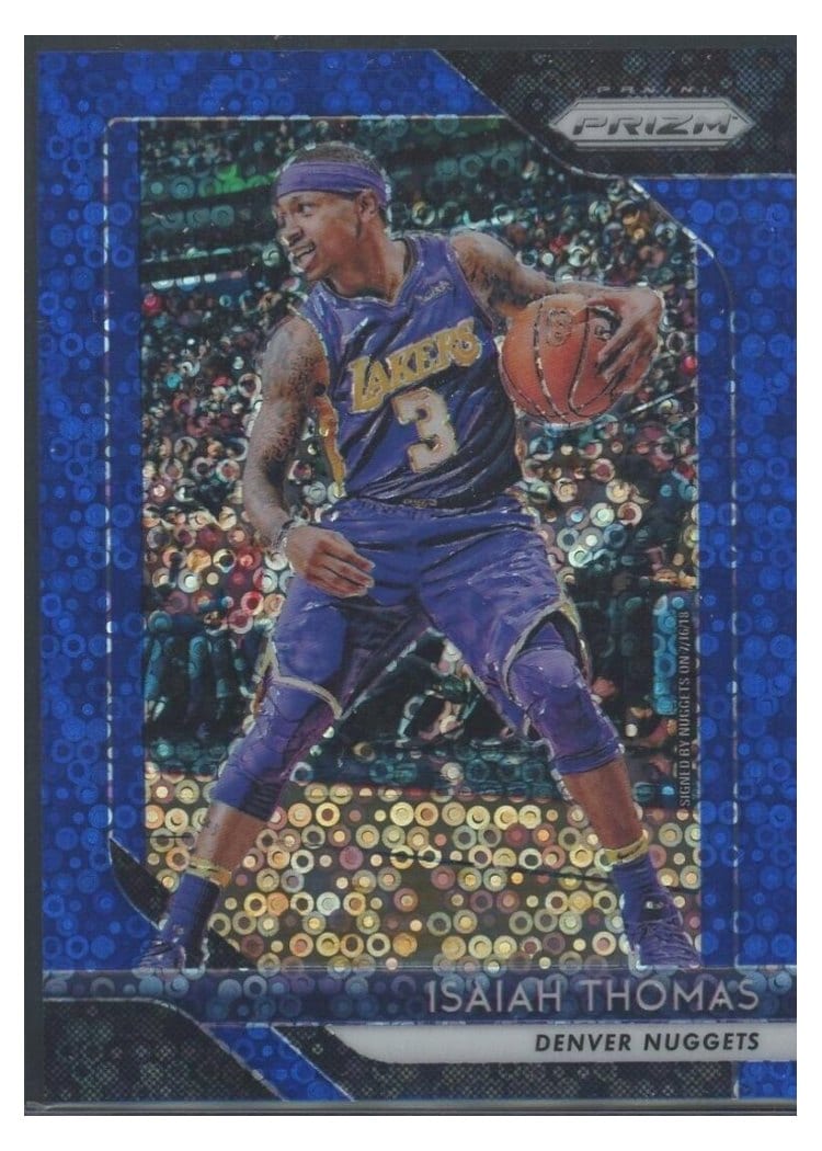 2018-19 Panini Prizm Base Set Isaiah Thomas #52 card