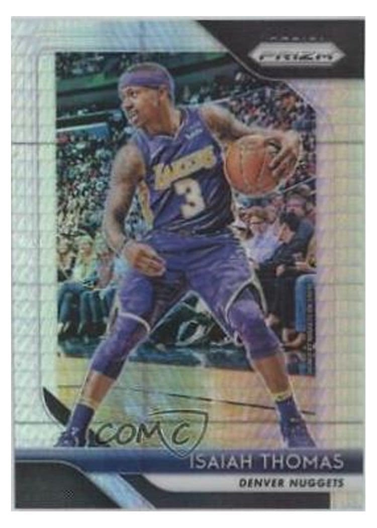 2018-19 Panini Prizm Base Set Isaiah Thomas #52 card