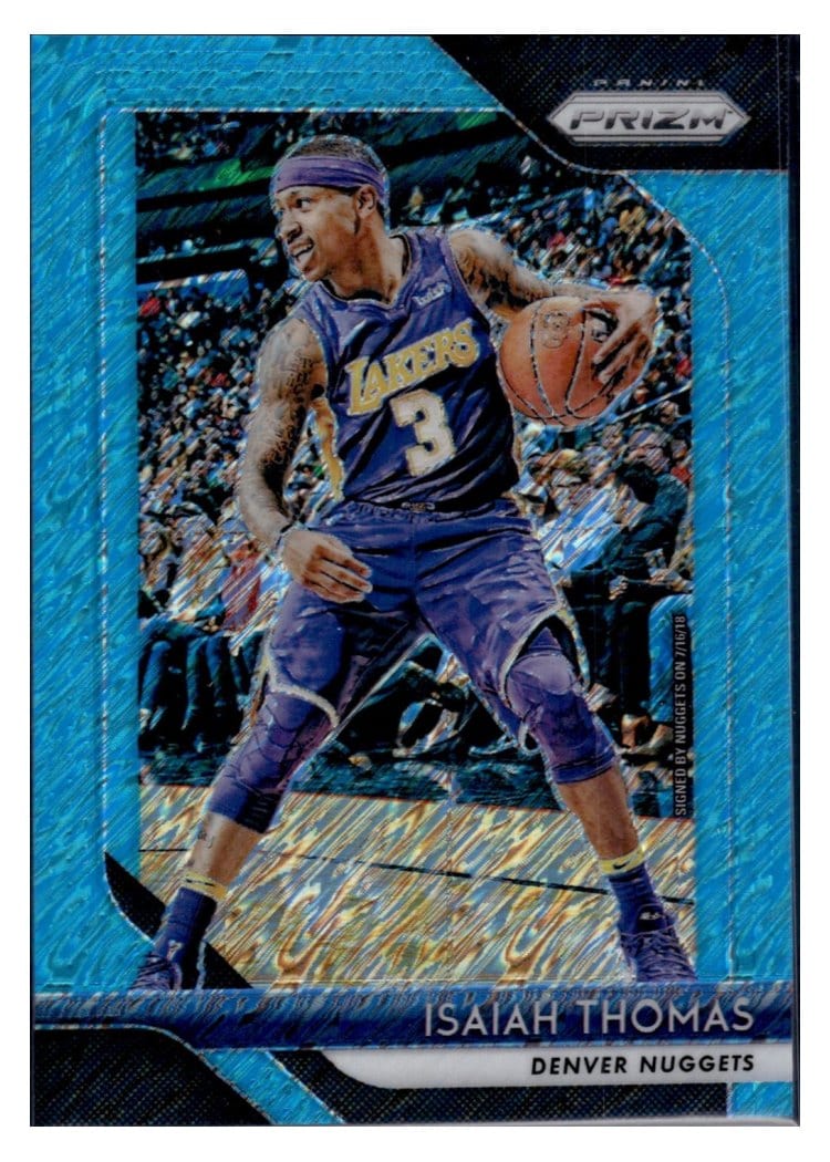2018-19 Panini Prizm Base Set Isaiah Thomas #52 card