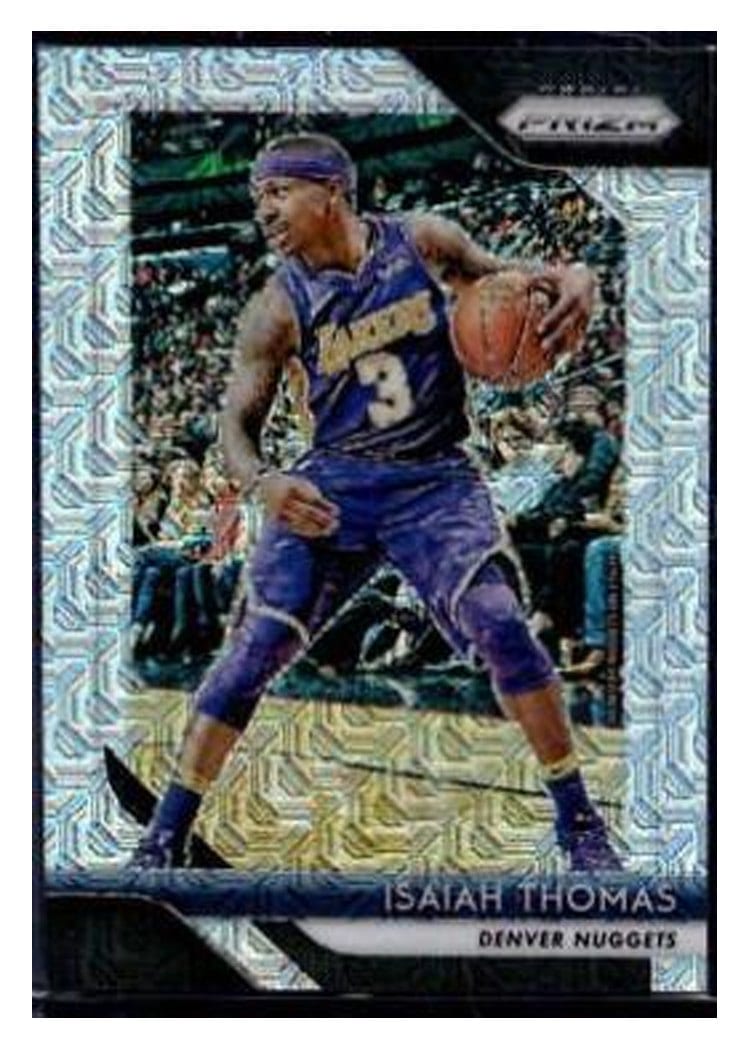 2018-19 Panini Prizm Base Set Isaiah Thomas #52 card