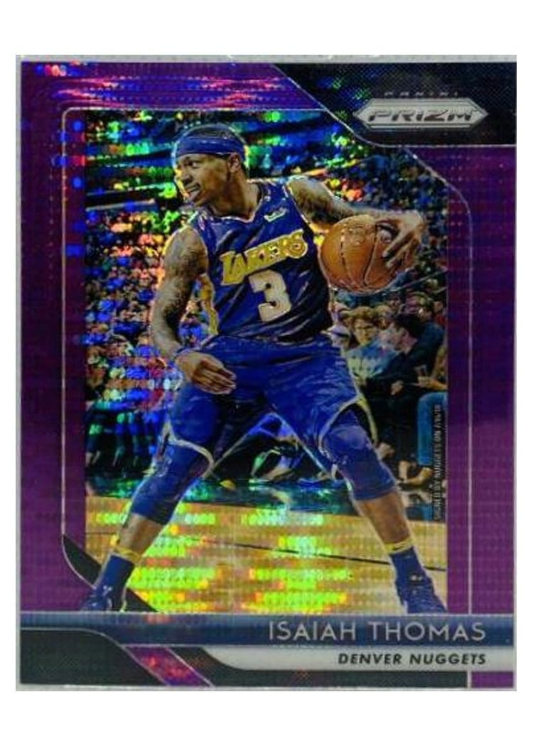 2018-19 Panini Prizm Base Set Isaiah Thomas #52 card
