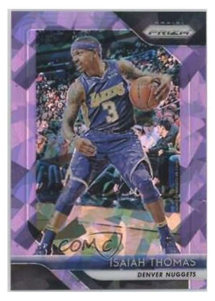 2018-19 Panini Prizm Base Set Isaiah Thomas #52 card