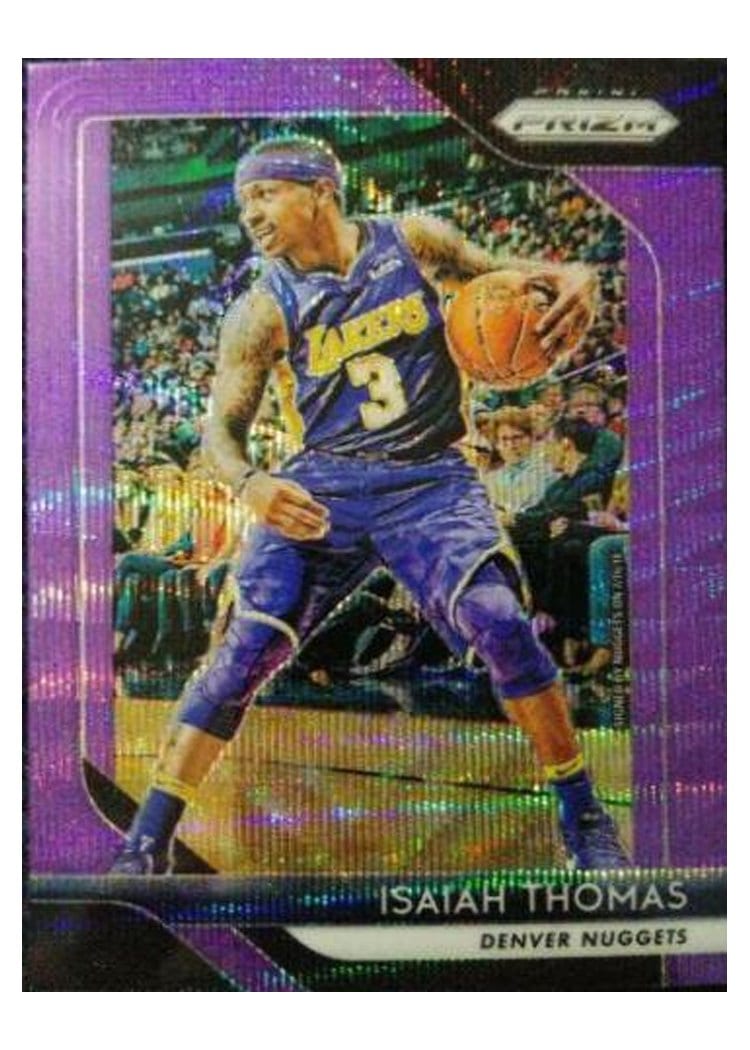 2018-19 Panini Prizm Base Set Isaiah Thomas #52 card