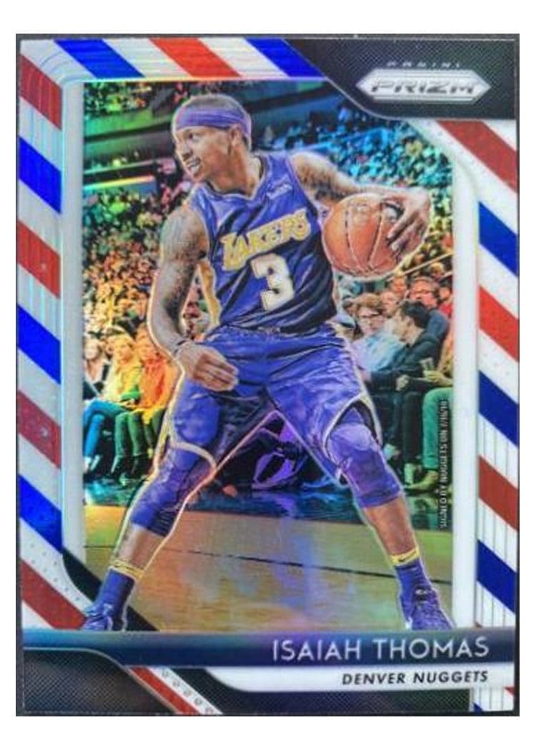 2018-19 Panini Prizm Base Set Isaiah Thomas #52 card