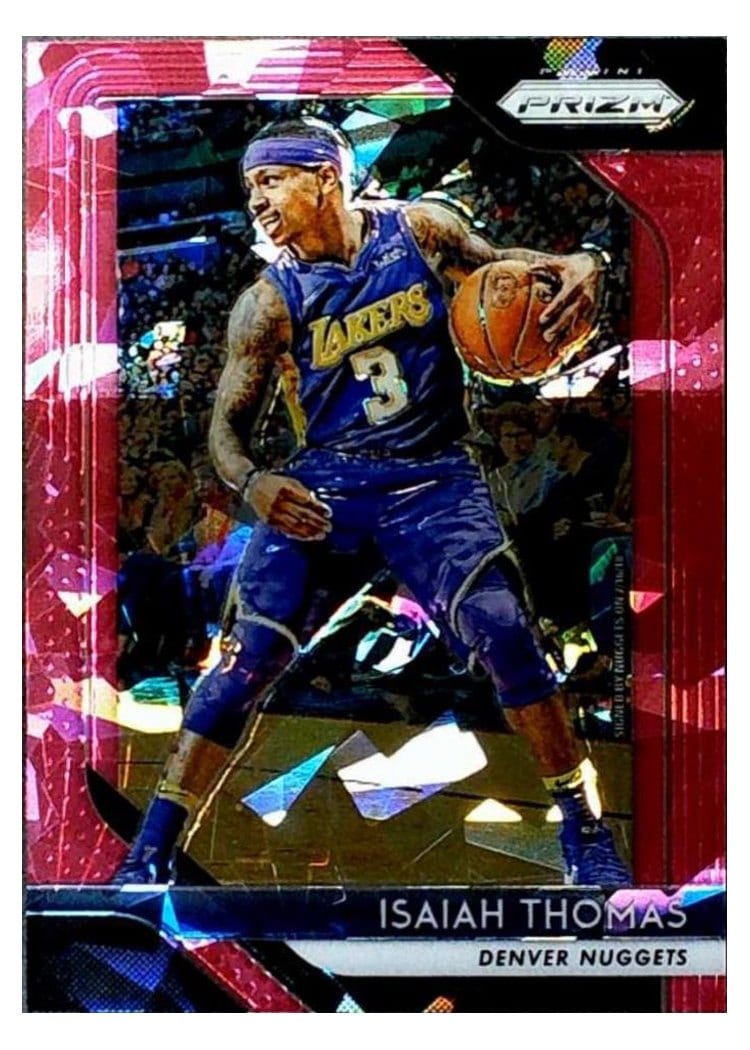 2018-19 Panini Prizm Base Set Isaiah Thomas #52 card