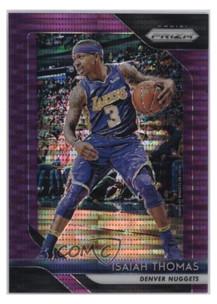 2018-19 Panini Prizm Base Set Isaiah Thomas #52 card