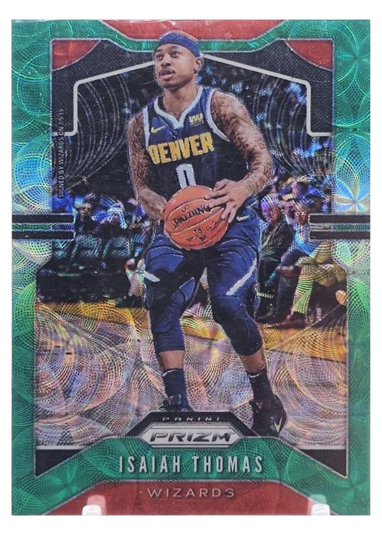 2019-20 Panini Prizm Base Set Isaiah Thomas #208 card