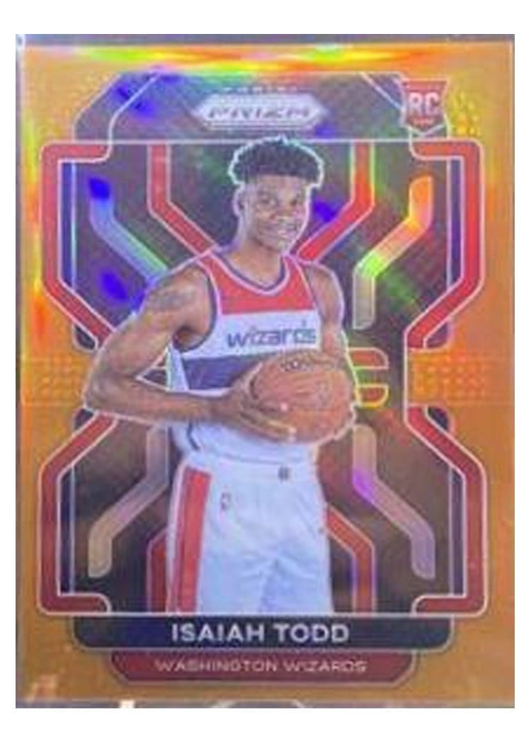 2021-22 Panini Prizm Base Set Isaiah Todd Orange Prizm #299 card