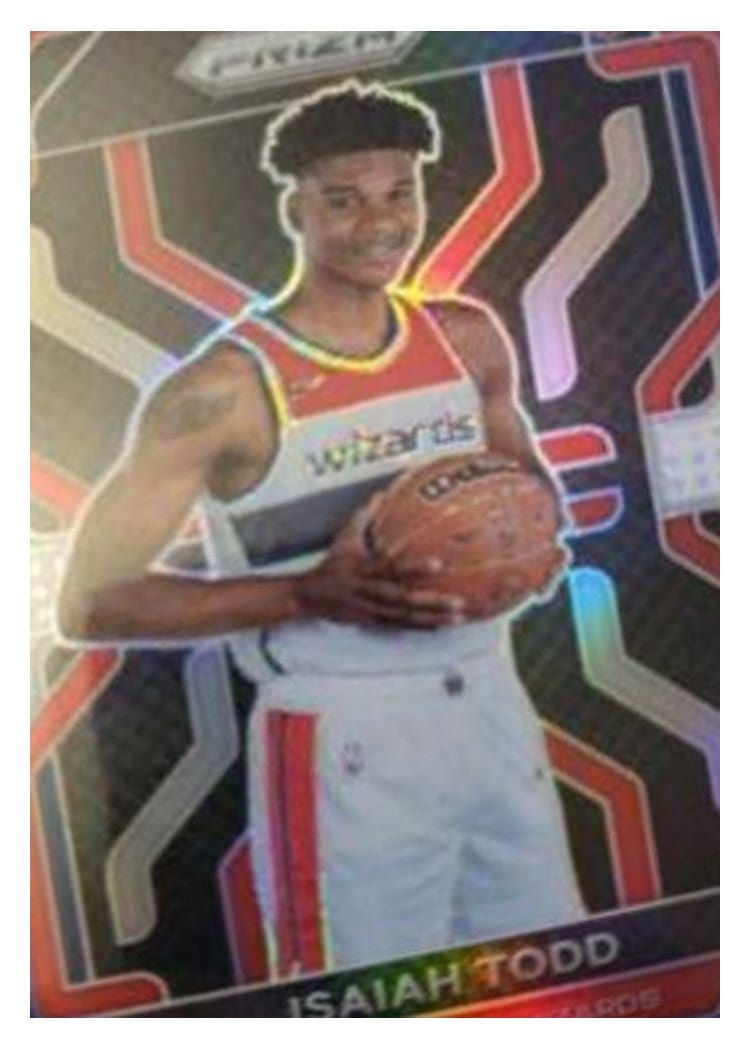 2021-22 Panini Prizm Base Set Isaiah Todd #299 card
