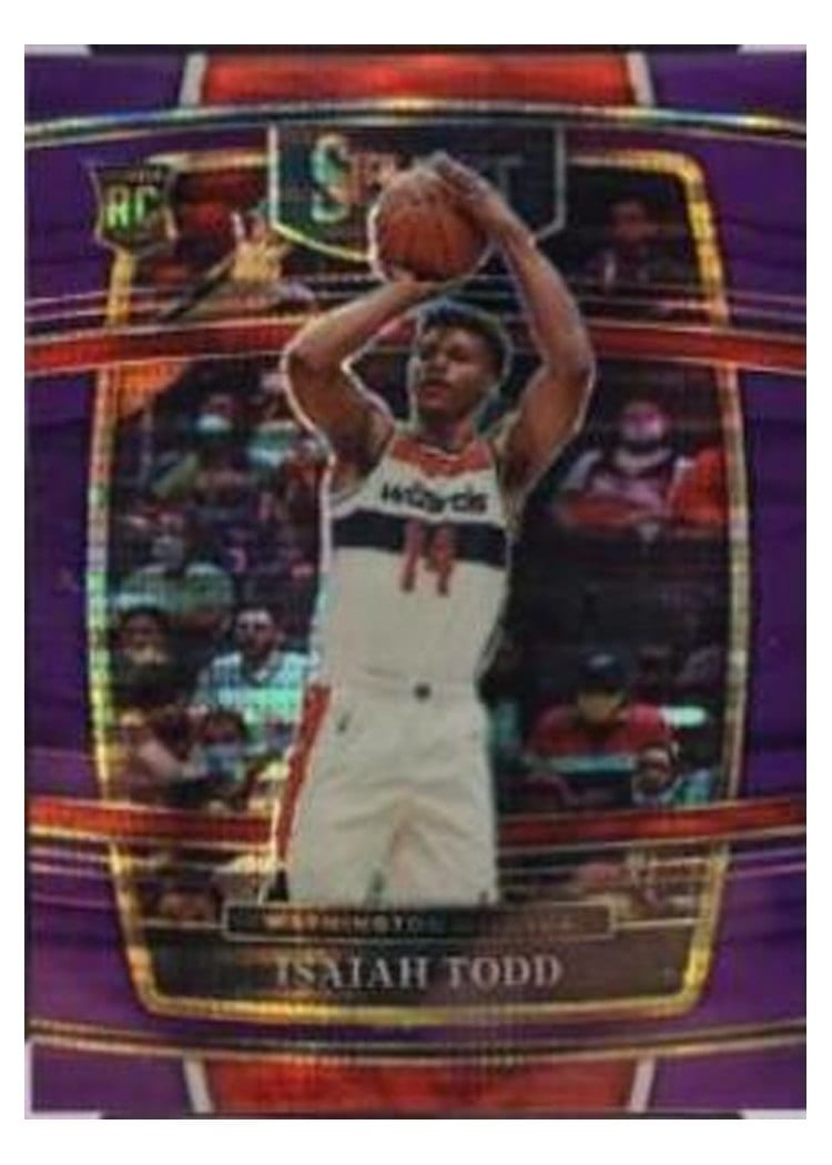 2021-22 Panini Select Base Set Isaiah Todd #65 card