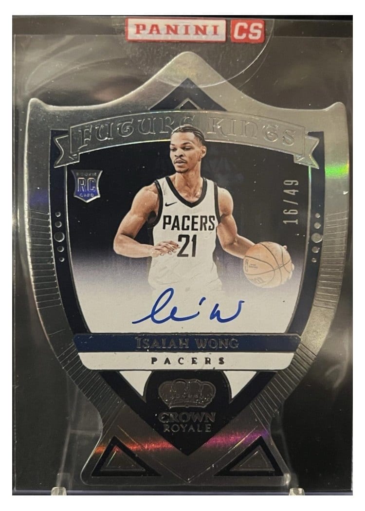 2023-24 Panini Crown Royale Future Kings Signatures Isaiah Wong #FKS-WNG card