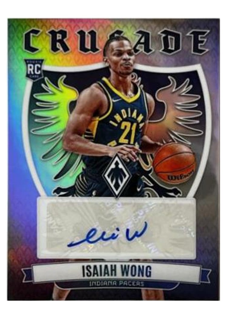 2023-24 Panini Phoenix Crusade Signatures Isaiah Wong #CS-IWO card
