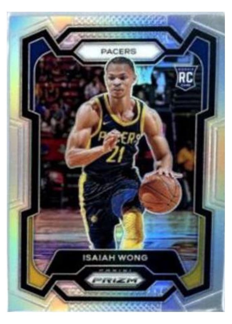 2023-24 Panini Prizm Base Set Isaiah Wong #154 card