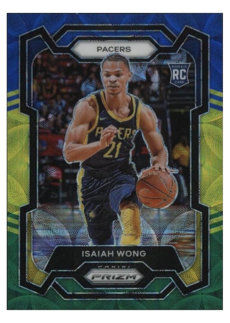 2023-24 Panini Prizm Base Set Isaiah Wong #154 card